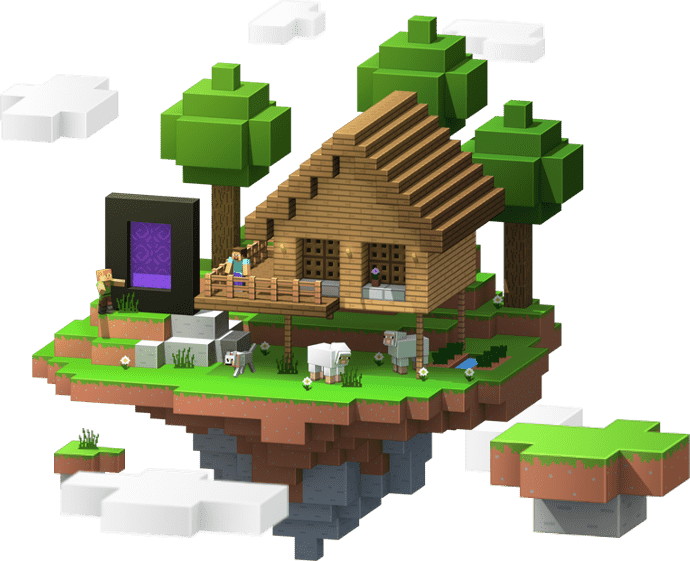 Minecraft island